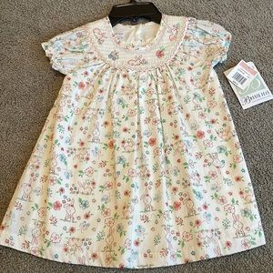 Girls Smocked Easter Dress